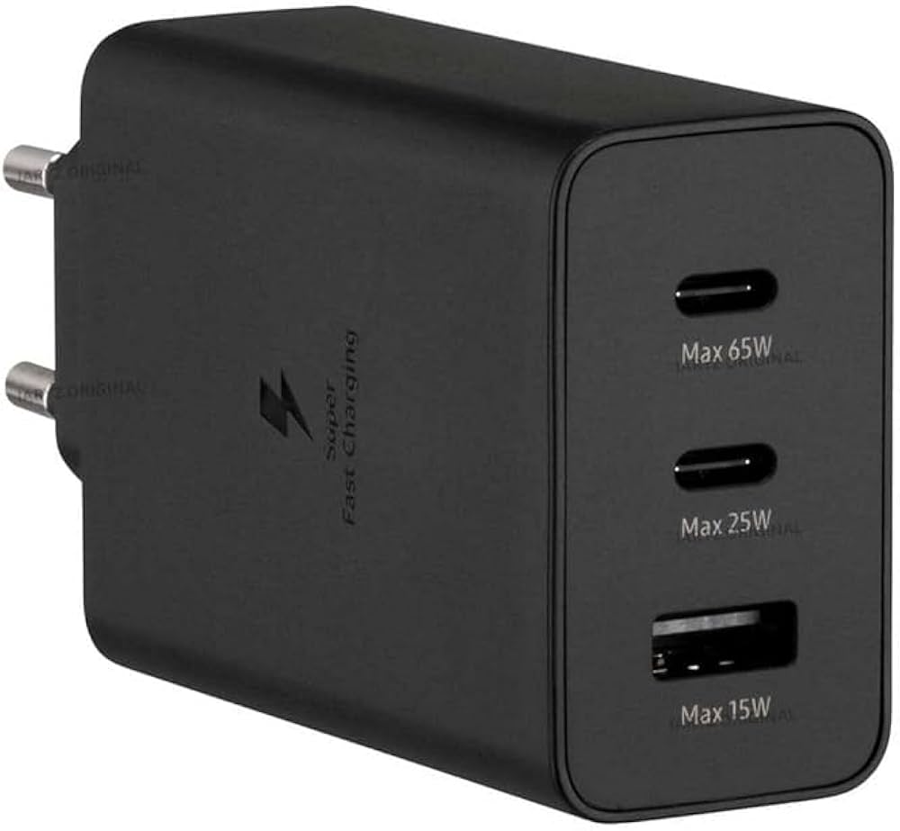 Original Samsung Adapter 65 Watt 3 Port